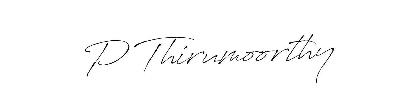 Similarly Antro_Vectra is the best handwritten signature design. Signature creator online .You can use it as an online autograph creator for name P Thirumoorthy. P Thirumoorthy signature style 6 images and pictures png