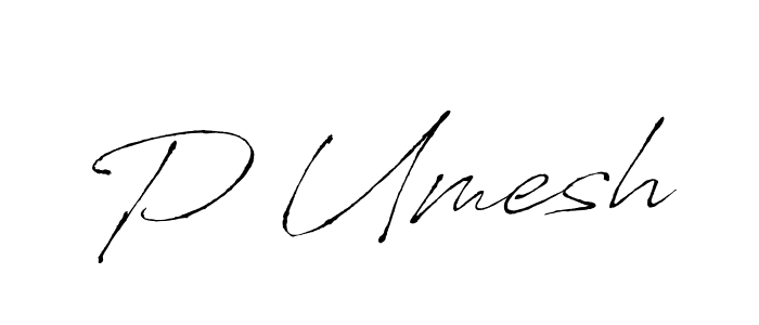 Antro_Vectra is a professional signature style that is perfect for those who want to add a touch of class to their signature. It is also a great choice for those who want to make their signature more unique. Get P Umesh name to fancy signature for free. P Umesh signature style 6 images and pictures png