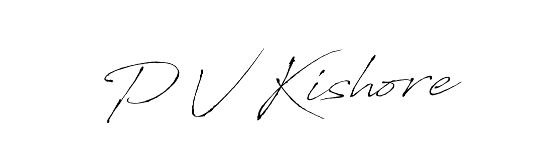 Make a beautiful signature design for name P V Kishore. Use this online signature maker to create a handwritten signature for free. P V Kishore signature style 6 images and pictures png