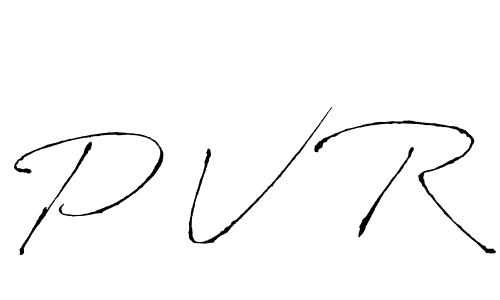 Create a beautiful signature design for name P V R. With this signature (Antro_Vectra) fonts, you can make a handwritten signature for free. P V R signature style 6 images and pictures png