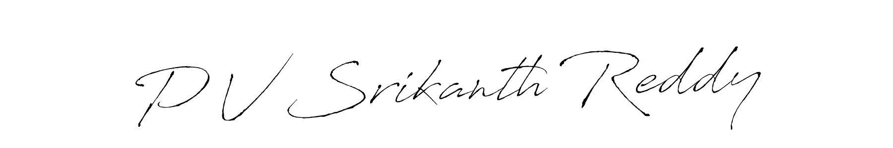 Similarly Antro_Vectra is the best handwritten signature design. Signature creator online .You can use it as an online autograph creator for name P V Srikanth Reddy. P V Srikanth Reddy signature style 6 images and pictures png