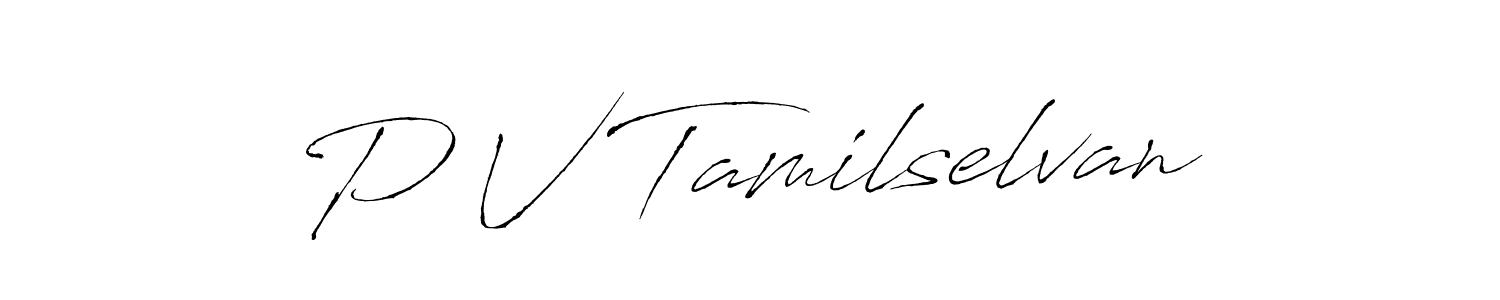 Once you've used our free online signature maker to create your best signature Antro_Vectra style, it's time to enjoy all of the benefits that P V Tamilselvan name signing documents. P V Tamilselvan signature style 6 images and pictures png