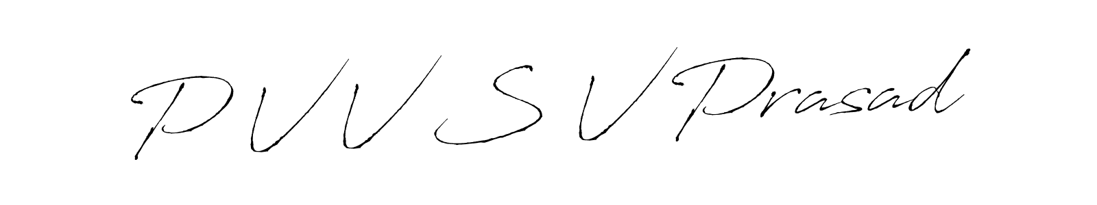 How to make P V V S V Prasad signature? Antro_Vectra is a professional autograph style. Create handwritten signature for P V V S V Prasad name. P V V S V Prasad signature style 6 images and pictures png