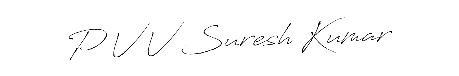 Similarly Antro_Vectra is the best handwritten signature design. Signature creator online .You can use it as an online autograph creator for name P V V Suresh Kumar. P V V Suresh Kumar signature style 6 images and pictures png