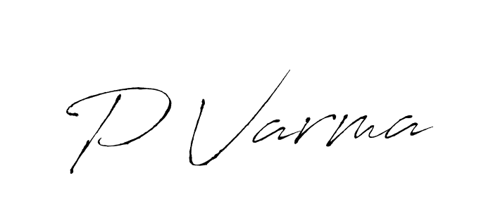 How to make P Varma signature? Antro_Vectra is a professional autograph style. Create handwritten signature for P Varma name. P Varma signature style 6 images and pictures png