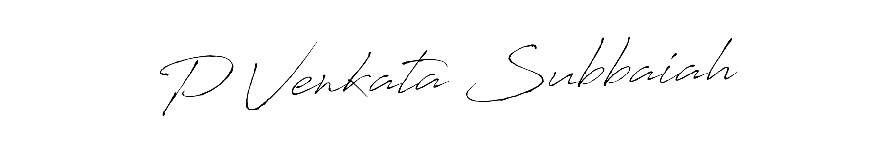 You should practise on your own different ways (Antro_Vectra) to write your name (P Venkata Subbaiah) in signature. don't let someone else do it for you. P Venkata Subbaiah signature style 6 images and pictures png