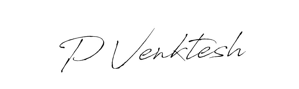 Make a beautiful signature design for name P Venktesh. With this signature (Antro_Vectra) style, you can create a handwritten signature for free. P Venktesh signature style 6 images and pictures png