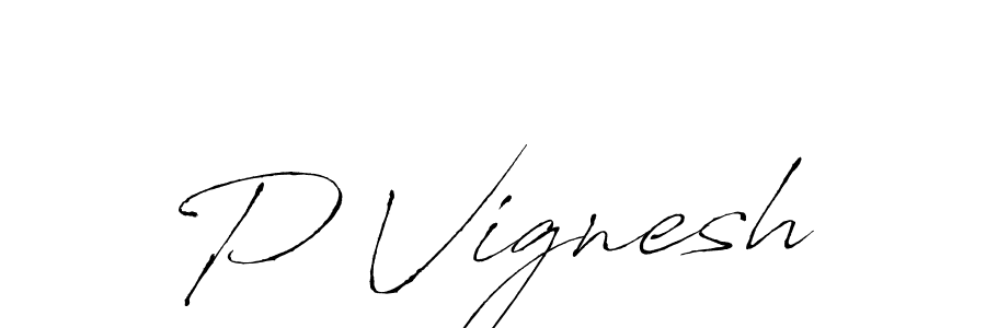 You should practise on your own different ways (Antro_Vectra) to write your name (P Vignesh) in signature. don't let someone else do it for you. P Vignesh signature style 6 images and pictures png