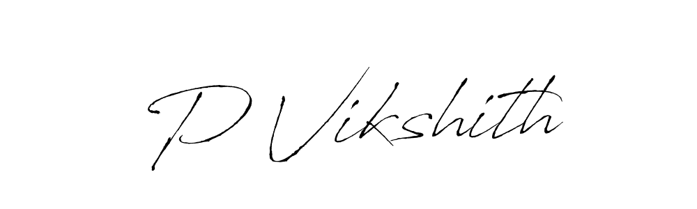 if you are searching for the best signature style for your name P Vikshith. so please give up your signature search. here we have designed multiple signature styles  using Antro_Vectra. P Vikshith signature style 6 images and pictures png