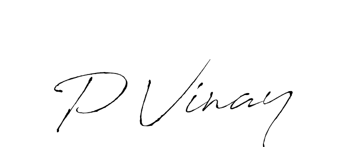 Make a beautiful signature design for name P Vinay. Use this online signature maker to create a handwritten signature for free. P Vinay signature style 6 images and pictures png