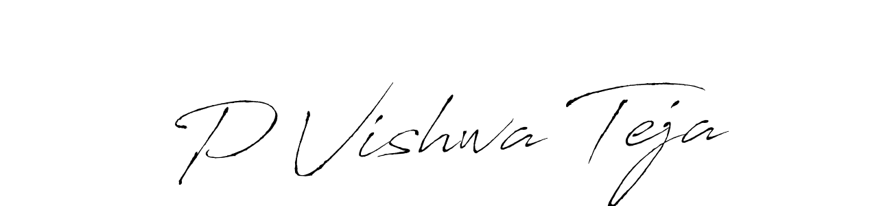 if you are searching for the best signature style for your name P Vishwa Teja. so please give up your signature search. here we have designed multiple signature styles  using Antro_Vectra. P Vishwa Teja signature style 6 images and pictures png