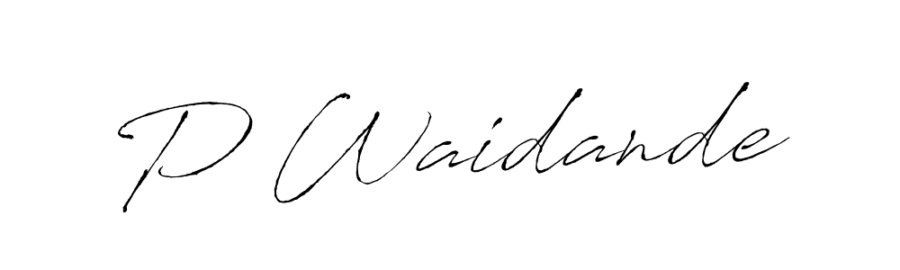 This is the best signature style for the P Waidande name. Also you like these signature font (Antro_Vectra). Mix name signature. P Waidande signature style 6 images and pictures png