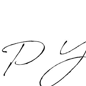 Also we have P Y name is the best signature style. Create professional handwritten signature collection using Antro_Vectra autograph style. P Y signature style 6 images and pictures png