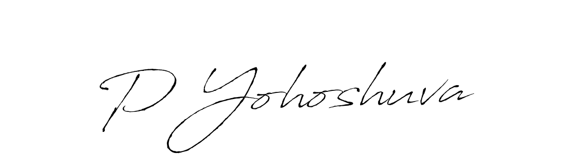 Design your own signature with our free online signature maker. With this signature software, you can create a handwritten (Antro_Vectra) signature for name P Yohoshuva. P Yohoshuva signature style 6 images and pictures png