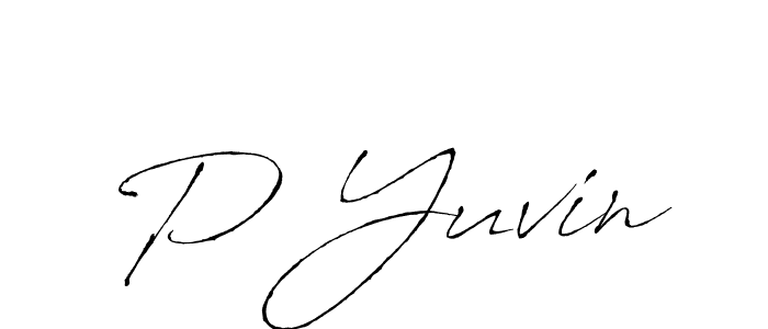 Also we have P Yuvin name is the best signature style. Create professional handwritten signature collection using Antro_Vectra autograph style. P Yuvin signature style 6 images and pictures png