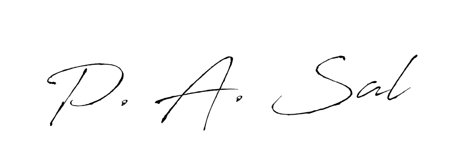 Also You can easily find your signature by using the search form. We will create P. A. Sal name handwritten signature images for you free of cost using Antro_Vectra sign style. P. A. Sal signature style 6 images and pictures png