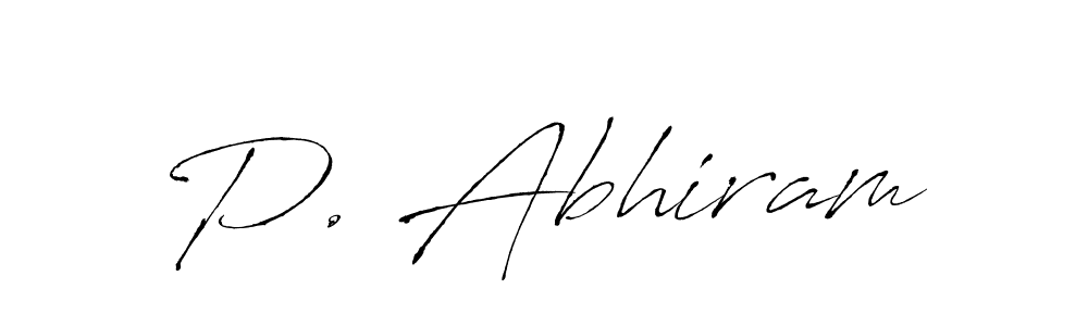 Antro_Vectra is a professional signature style that is perfect for those who want to add a touch of class to their signature. It is also a great choice for those who want to make their signature more unique. Get P. Abhiram name to fancy signature for free. P. Abhiram signature style 6 images and pictures png