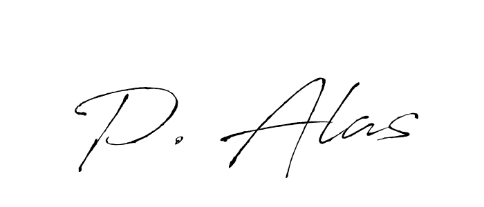 Make a beautiful signature design for name P. Alas. With this signature (Antro_Vectra) style, you can create a handwritten signature for free. P. Alas signature style 6 images and pictures png