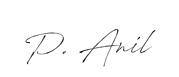 if you are searching for the best signature style for your name P. Anil. so please give up your signature search. here we have designed multiple signature styles  using Antro_Vectra. P. Anil signature style 6 images and pictures png