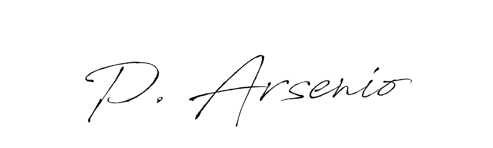 Once you've used our free online signature maker to create your best signature Antro_Vectra style, it's time to enjoy all of the benefits that P. Arsenio name signing documents. P. Arsenio signature style 6 images and pictures png