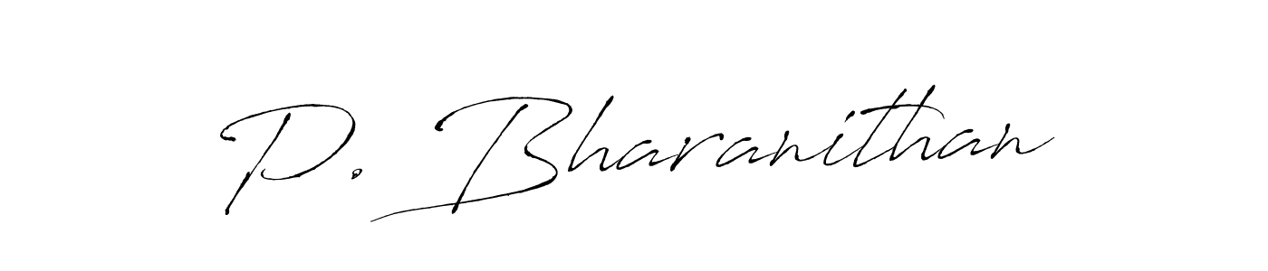 Also we have P. Bharanithan name is the best signature style. Create professional handwritten signature collection using Antro_Vectra autograph style. P. Bharanithan signature style 6 images and pictures png