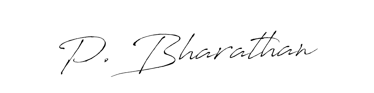 The best way (Antro_Vectra) to make a short signature is to pick only two or three words in your name. The name P. Bharathan include a total of six letters. For converting this name. P. Bharathan signature style 6 images and pictures png