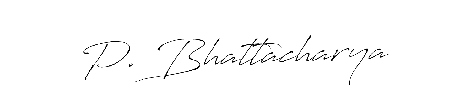 Make a beautiful signature design for name P. Bhattacharya. Use this online signature maker to create a handwritten signature for free. P. Bhattacharya signature style 6 images and pictures png