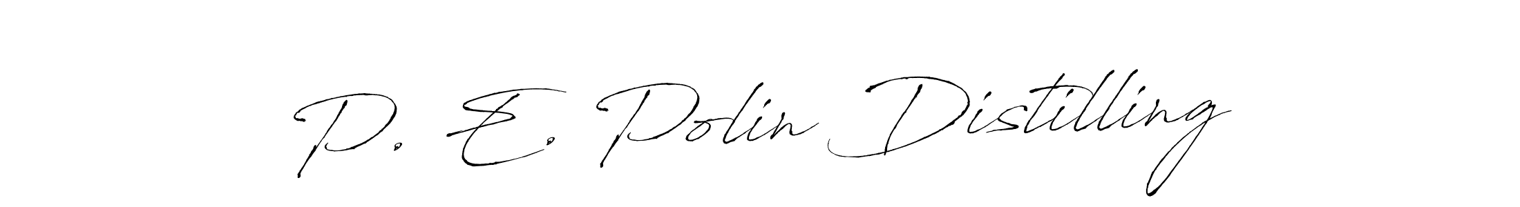 Best and Professional Signature Style for P. E. Polin Distilling. Antro_Vectra Best Signature Style Collection. P. E. Polin Distilling signature style 6 images and pictures png