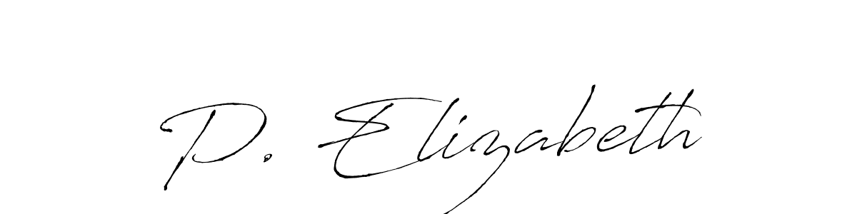 if you are searching for the best signature style for your name P. Elizabeth. so please give up your signature search. here we have designed multiple signature styles  using Antro_Vectra. P. Elizabeth signature style 6 images and pictures png