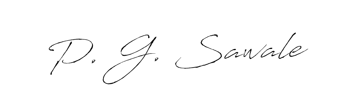 Use a signature maker to create a handwritten signature online. With this signature software, you can design (Antro_Vectra) your own signature for name P. G. Sawale. P. G. Sawale signature style 6 images and pictures png