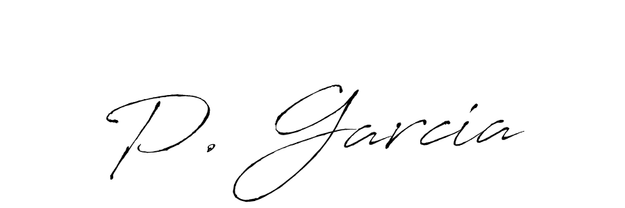 The best way (Antro_Vectra) to make a short signature is to pick only two or three words in your name. The name P. Garcia include a total of six letters. For converting this name. P. Garcia signature style 6 images and pictures png