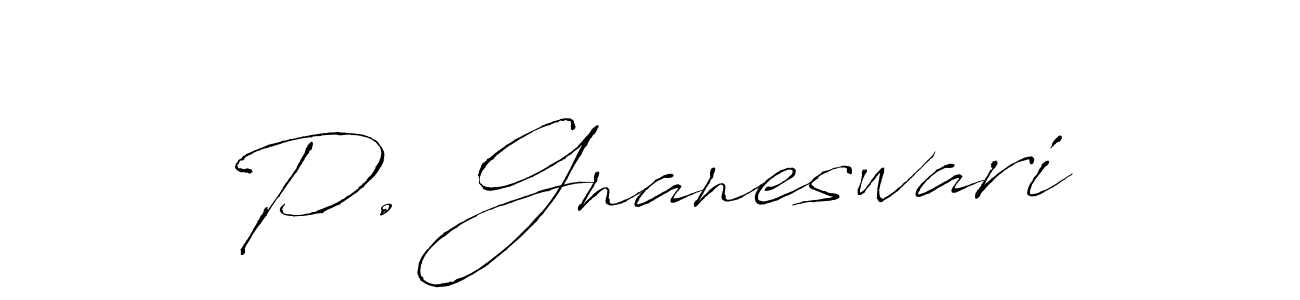 P. Gnaneswari stylish signature style. Best Handwritten Sign (Antro_Vectra) for my name. Handwritten Signature Collection Ideas for my name P. Gnaneswari. P. Gnaneswari signature style 6 images and pictures png