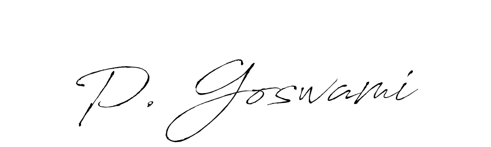 This is the best signature style for the P. Goswami name. Also you like these signature font (Antro_Vectra). Mix name signature. P. Goswami signature style 6 images and pictures png