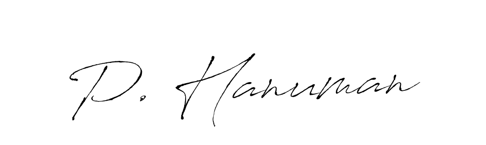 How to make P. Hanuman name signature. Use Antro_Vectra style for creating short signs online. This is the latest handwritten sign. P. Hanuman signature style 6 images and pictures png