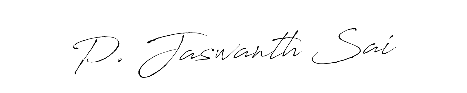 It looks lik you need a new signature style for name P. Jaswanth Sai. Design unique handwritten (Antro_Vectra) signature with our free signature maker in just a few clicks. P. Jaswanth Sai signature style 6 images and pictures png