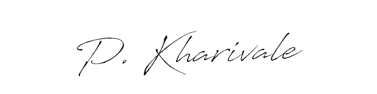 Check out images of Autograph of P. Kharivale name. Actor P. Kharivale Signature Style. Antro_Vectra is a professional sign style online. P. Kharivale signature style 6 images and pictures png