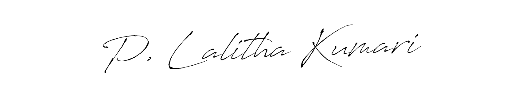 How to make P. Lalitha Kumari signature? Antro_Vectra is a professional autograph style. Create handwritten signature for P. Lalitha Kumari name. P. Lalitha Kumari signature style 6 images and pictures png