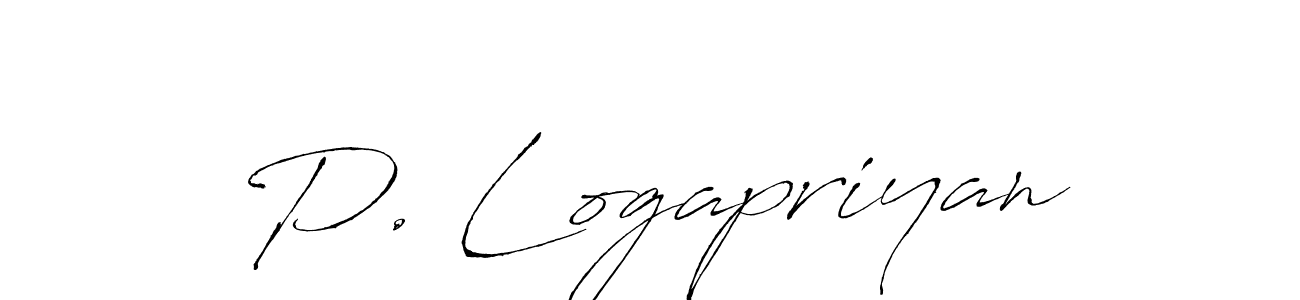 Also we have P. Logapriyan name is the best signature style. Create professional handwritten signature collection using Antro_Vectra autograph style. P. Logapriyan signature style 6 images and pictures png