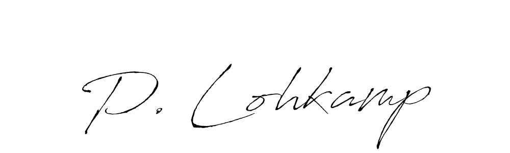 Best and Professional Signature Style for P. Lohkamp. Antro_Vectra Best Signature Style Collection. P. Lohkamp signature style 6 images and pictures png