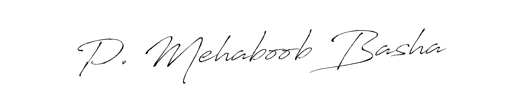 You should practise on your own different ways (Antro_Vectra) to write your name (P. Mehaboob Basha) in signature. don't let someone else do it for you. P. Mehaboob Basha signature style 6 images and pictures png