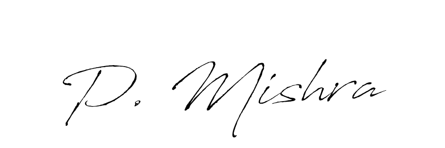 Antro_Vectra is a professional signature style that is perfect for those who want to add a touch of class to their signature. It is also a great choice for those who want to make their signature more unique. Get P. Mishra name to fancy signature for free. P. Mishra signature style 6 images and pictures png