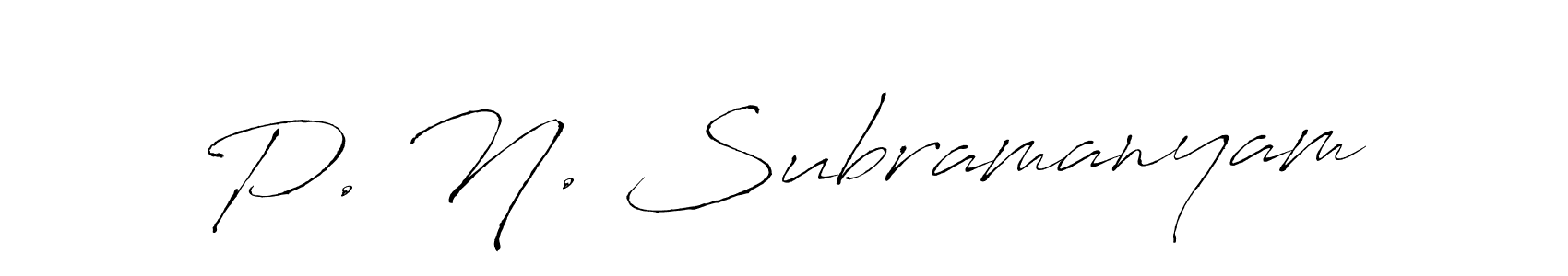 Also we have P. N. Subramanyam name is the best signature style. Create professional handwritten signature collection using Antro_Vectra autograph style. P. N. Subramanyam signature style 6 images and pictures png