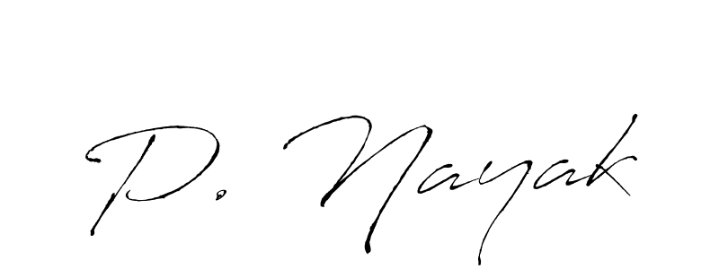 Design your own signature with our free online signature maker. With this signature software, you can create a handwritten (Antro_Vectra) signature for name P. Nayak. P. Nayak signature style 6 images and pictures png