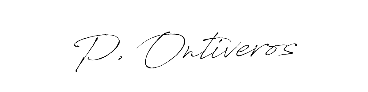 Once you've used our free online signature maker to create your best signature Antro_Vectra style, it's time to enjoy all of the benefits that P. Ontiveros name signing documents. P. Ontiveros signature style 6 images and pictures png