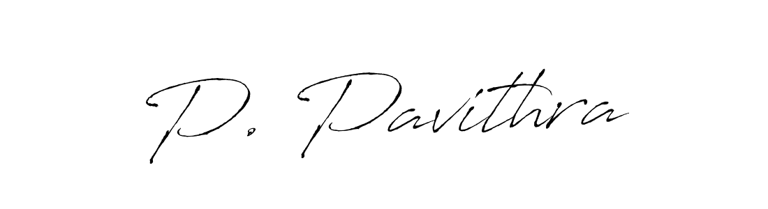 P. Pavithra stylish signature style. Best Handwritten Sign (Antro_Vectra) for my name. Handwritten Signature Collection Ideas for my name P. Pavithra. P. Pavithra signature style 6 images and pictures png