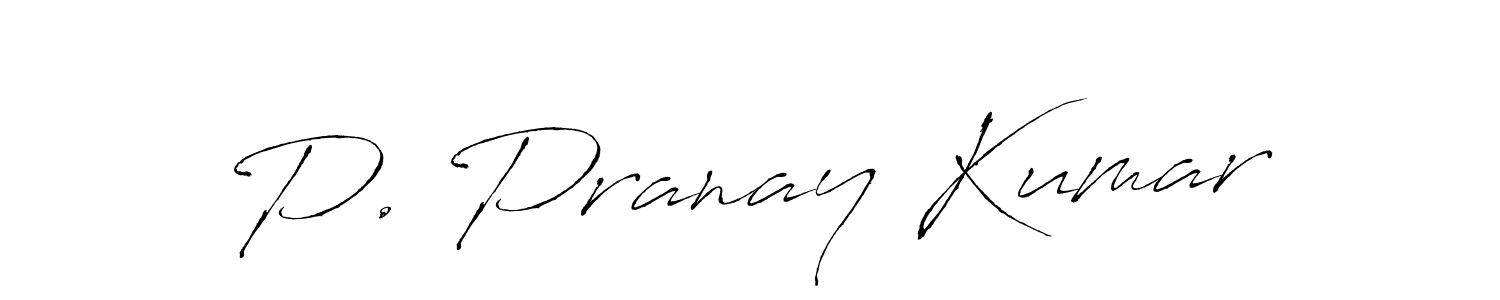 You should practise on your own different ways (Antro_Vectra) to write your name (P. Pranay Kumar) in signature. don't let someone else do it for you. P. Pranay Kumar signature style 6 images and pictures png
