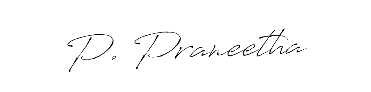 Similarly Antro_Vectra is the best handwritten signature design. Signature creator online .You can use it as an online autograph creator for name P. Praneetha. P. Praneetha signature style 6 images and pictures png