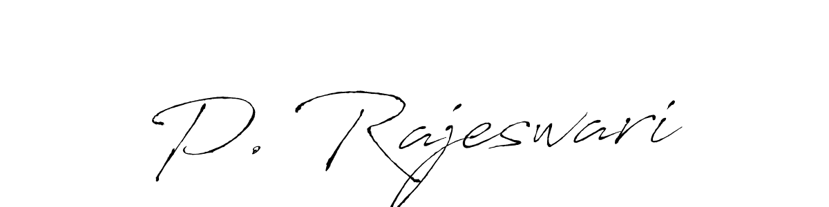 Also we have P. Rajeswari name is the best signature style. Create professional handwritten signature collection using Antro_Vectra autograph style. P. Rajeswari signature style 6 images and pictures png