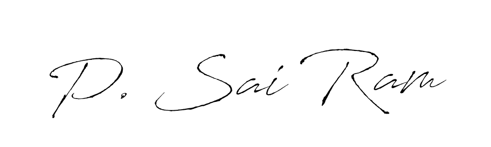 Make a beautiful signature design for name P. Sai Ram. Use this online signature maker to create a handwritten signature for free. P. Sai Ram signature style 6 images and pictures png