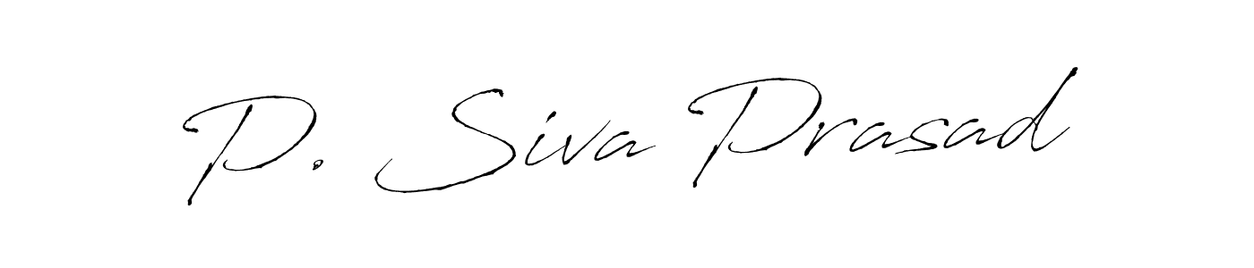 It looks lik you need a new signature style for name P. Siva Prasad. Design unique handwritten (Antro_Vectra) signature with our free signature maker in just a few clicks. P. Siva Prasad signature style 6 images and pictures png